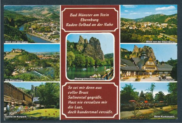 Bad Münster am Stein, Ebernburg, Radon-Solbad an der Nahe